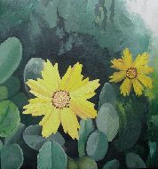 painting of Tickseed