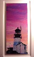 painting of Cape Disappointment Lighthouse in Washington